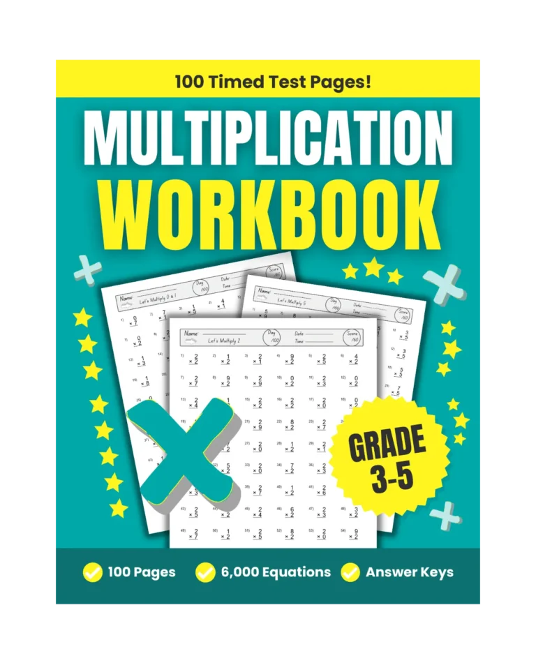multiplication workbook grade 3-5